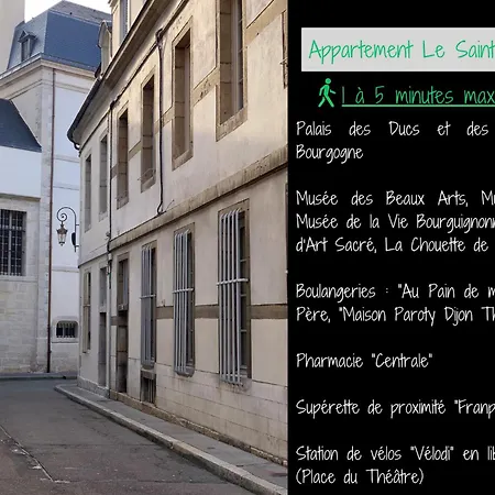 Le Saint Fiacre - Homillesime Apartment Dijon